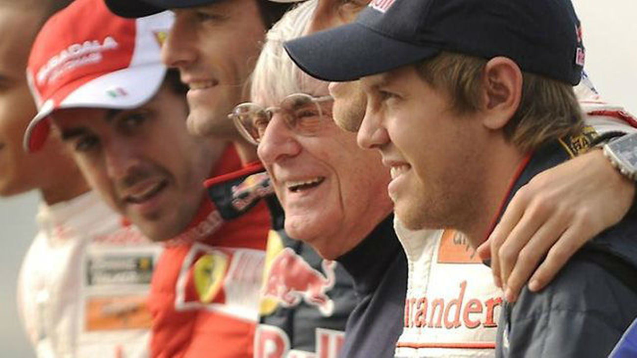 Ecclestone, "decepcionado" con Fernando Alonso y Vettel