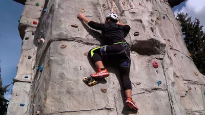 Rubén y Sergio, duelo en el Rocódromo