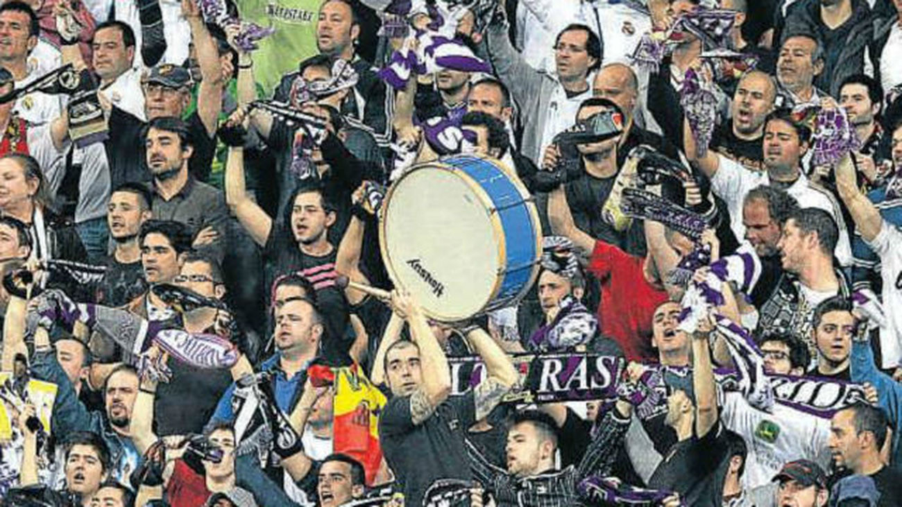 Grada de animación, Bernabéu