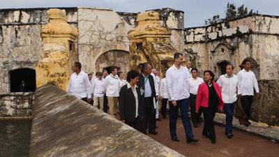 Felipe VI muestra su satisfacción por la acogida recibida en Veracruz