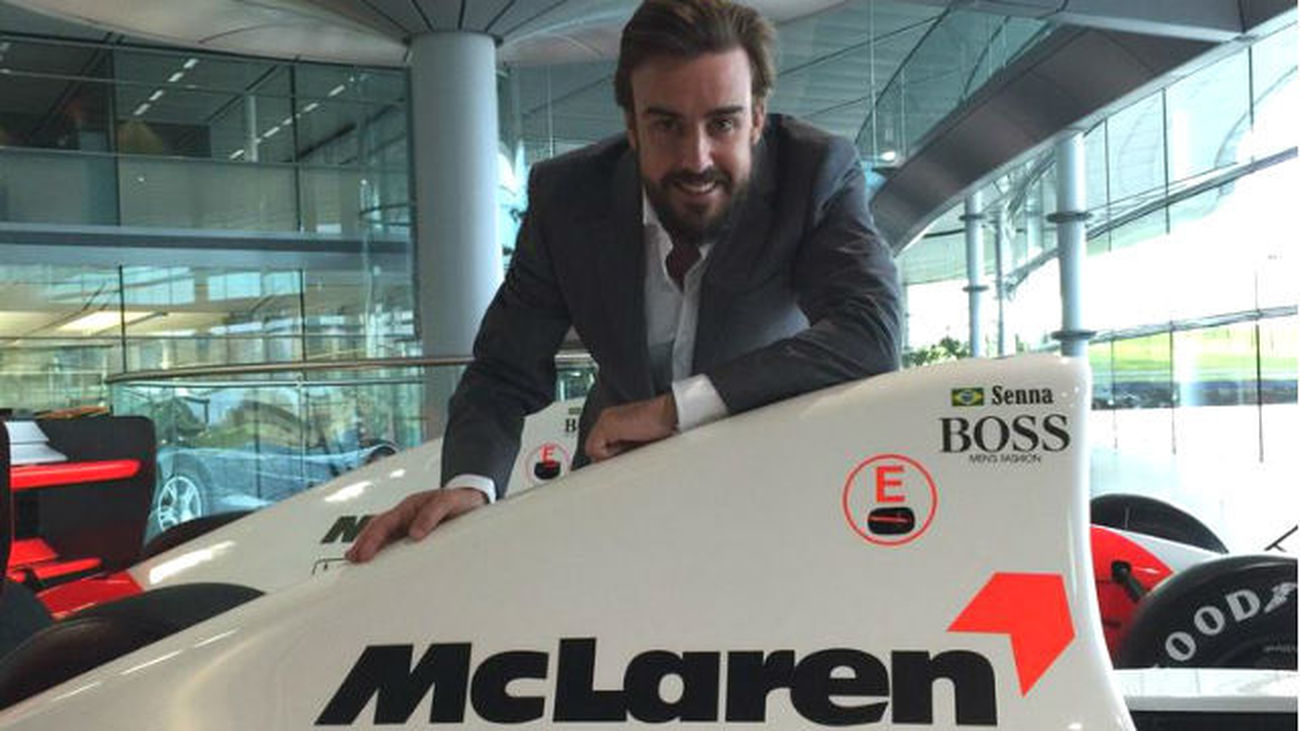 Fernando Alonso ya es piloto de McLaren