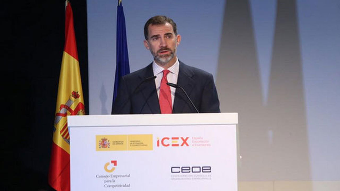 El Rey pide a las grandes empresas ayuda para las PYMES en su internacionalización