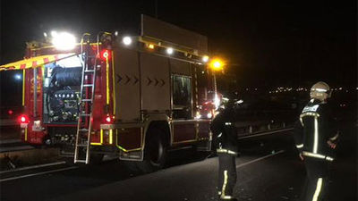 Una mujer muerta y dos heridos en un accidente de tráfico en la M-50