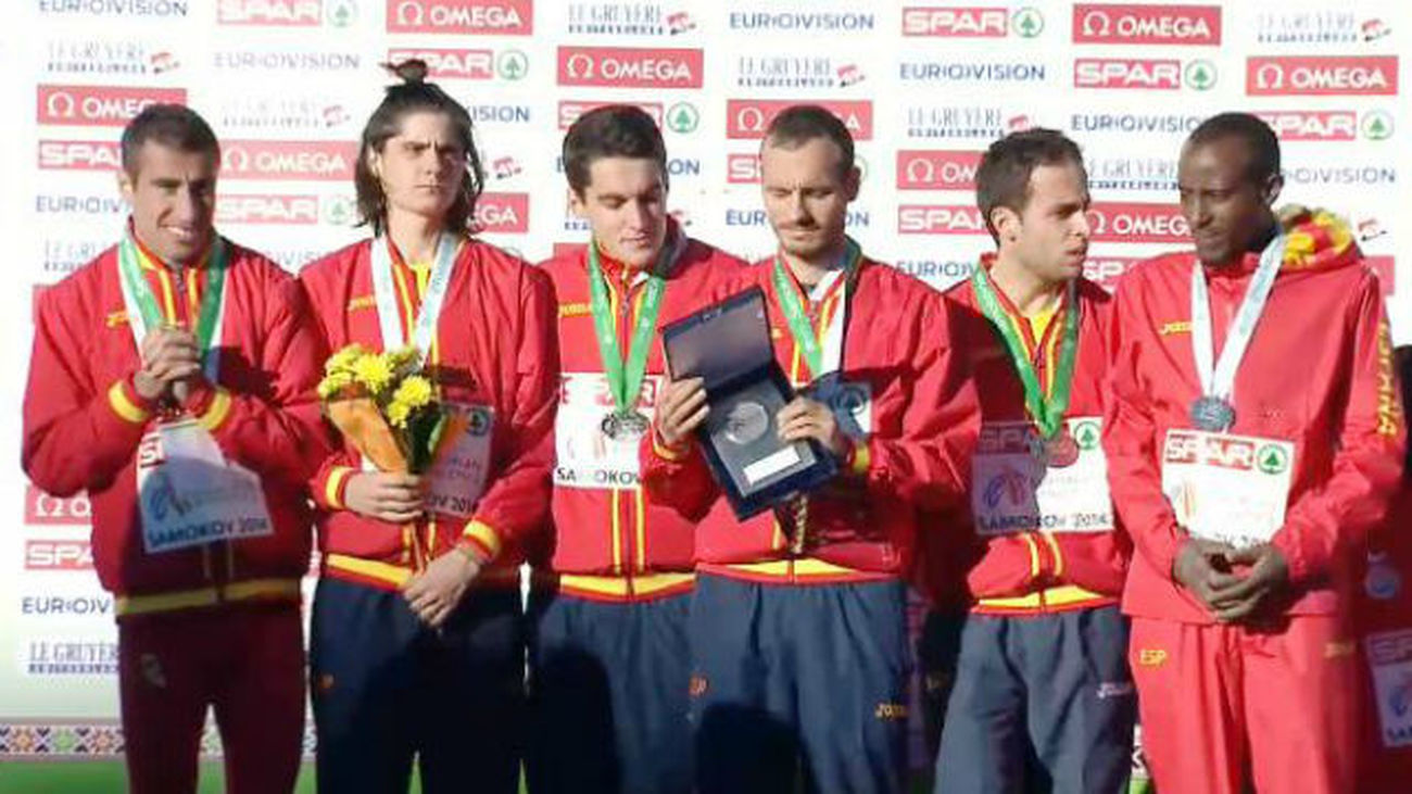 España, plata en el europeo de cross