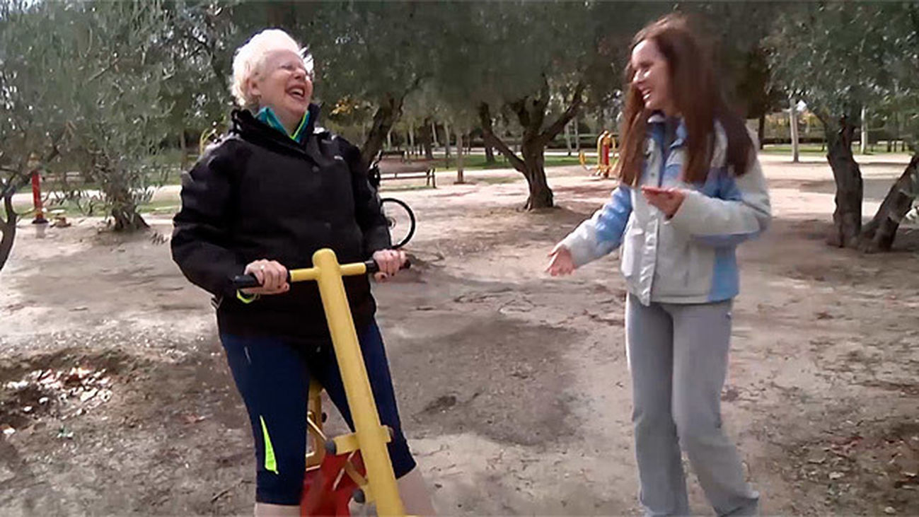 Teresa y su erótico entrenamiento