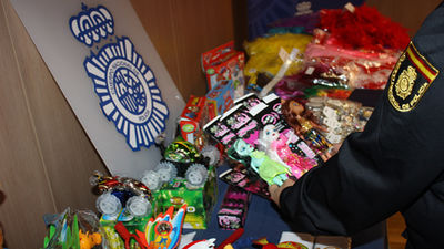 Incautados más de 224.000 juguetes peligrosos en establecimientos de la región