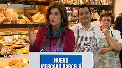 Botella inaugura el Mercado de Barceló