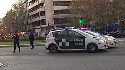 El centro de Madrid, cortado en plena hora punta