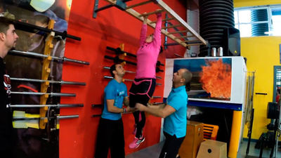 Esther y Rubén, bomberos por un día