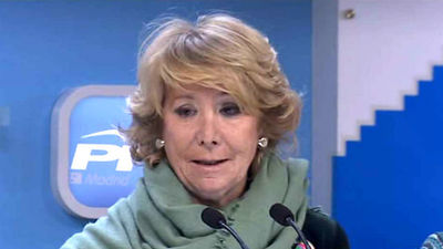 Aguirre ve "preocupante" que Podemos gane en España porque cambiará de régimen