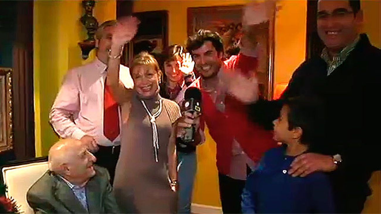 La familia Alonso-Espartero, una de las finalistas para dar las uvas en Telemadrid