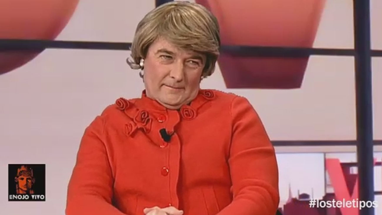 El Tele Tipo de Esperanza Aguirre visita Enojo Vivo para desvelar un secreto muy bien guardado