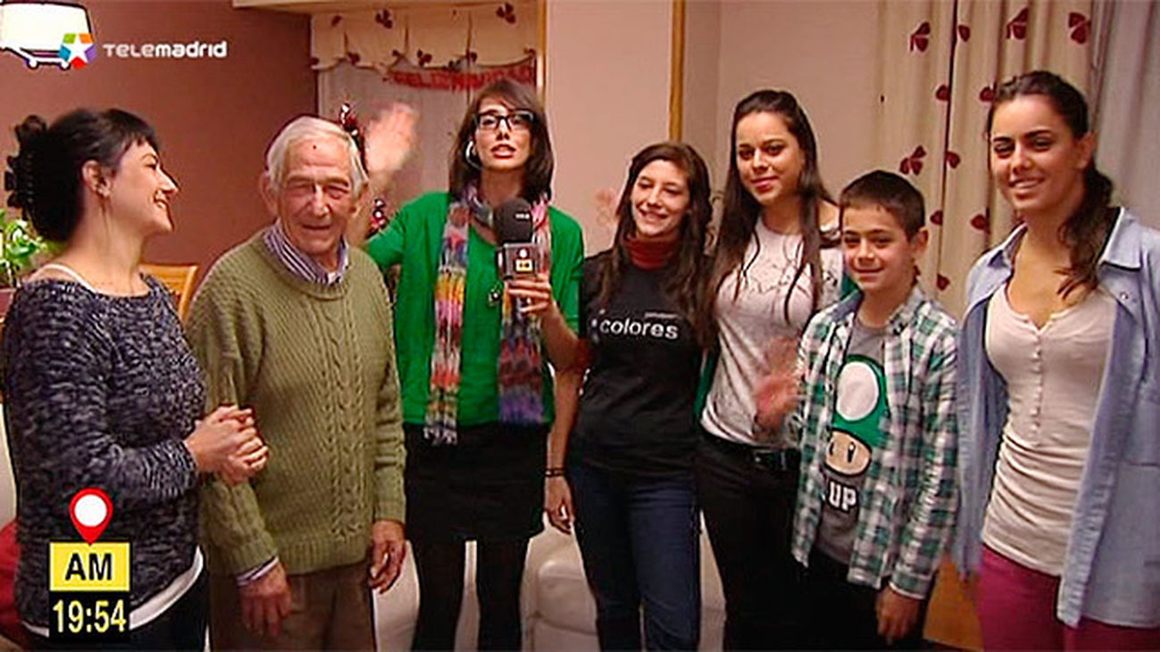 La familia Rivas, aspirante a dar las uvas en Telemadrid