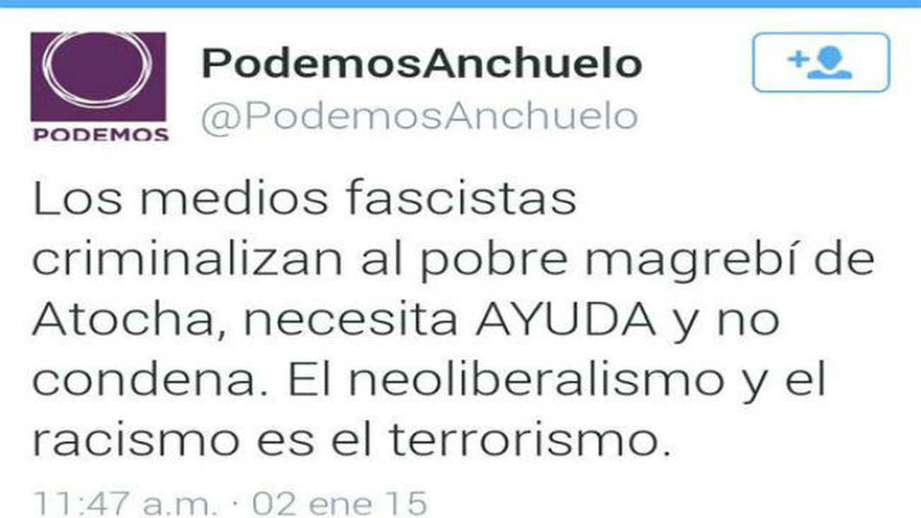 Podemos asegura que el Círculo que vincula la muerte del policía con la represión no es suyo
