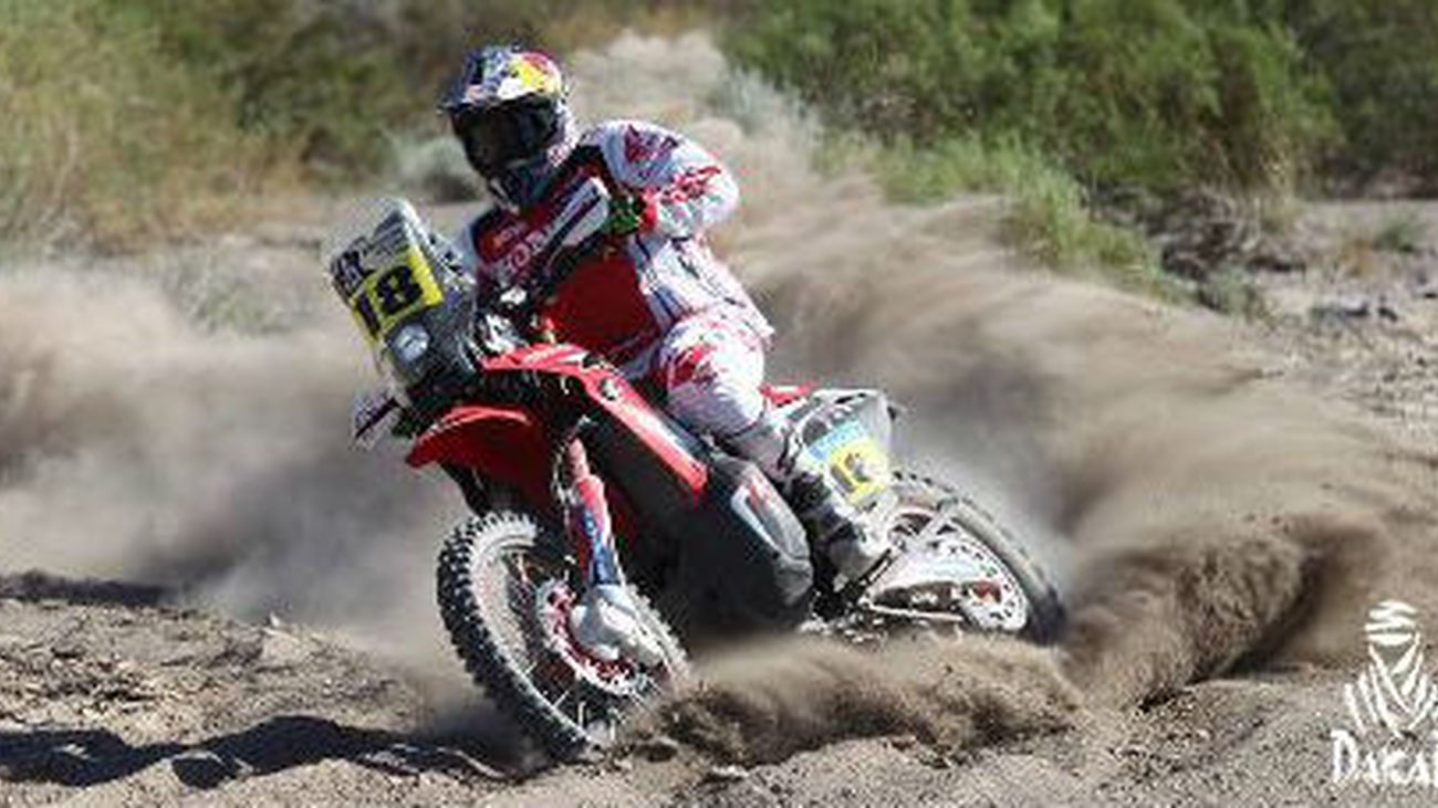 Sunderland gana la primera etapa del Dakar en motos