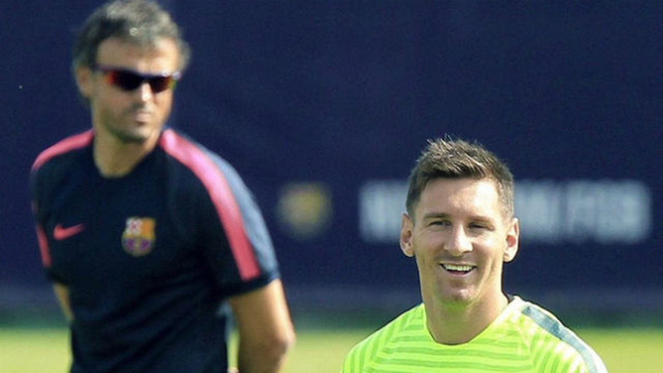 Luis Enrique y Messi no se hablan