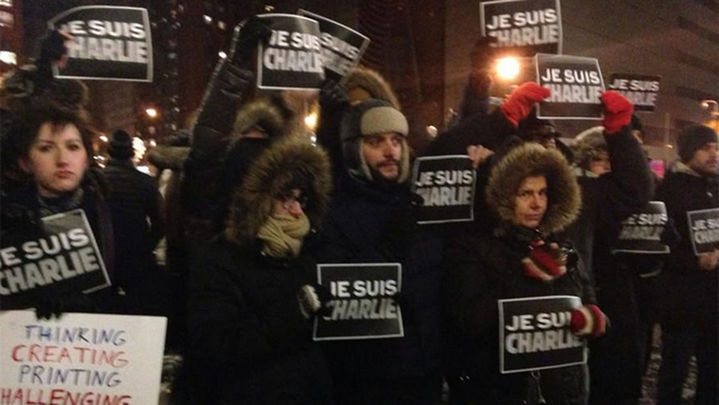 Vigilias en Washington y Nueva York en solidaridad con Francia tras atentado