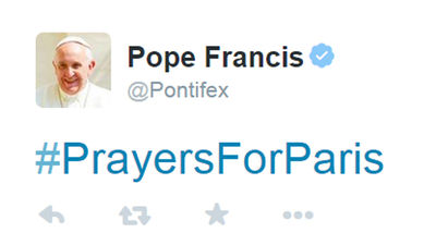 El Papa denuncia la "crueldad humana" en el atentado contra Charlie Hebdo