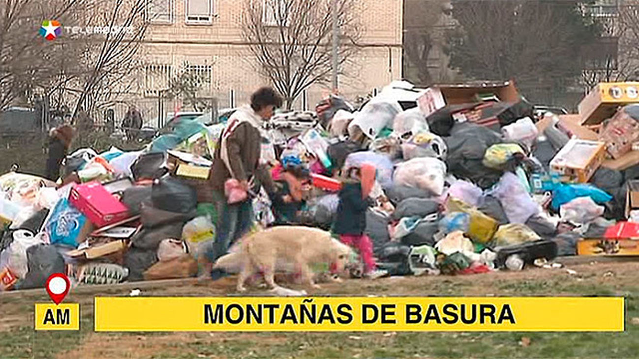 Convivir con montañas de basura