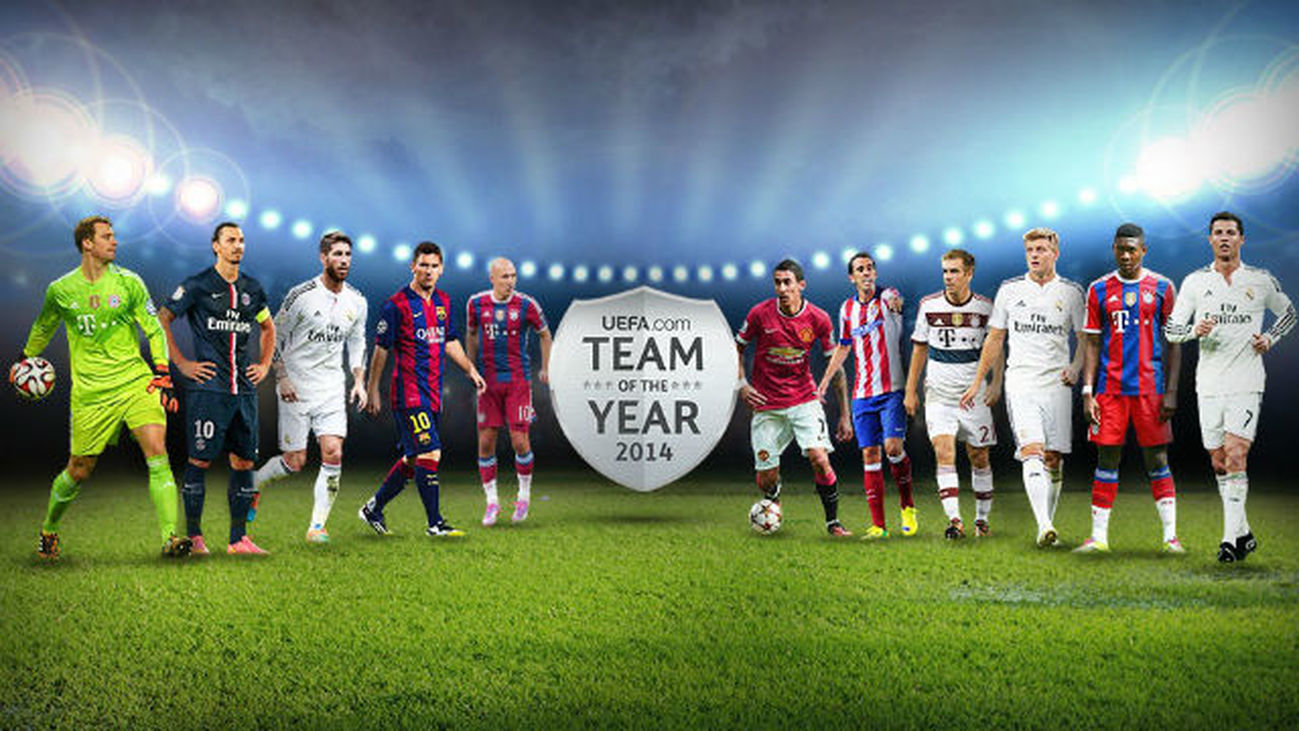 Real Madrid y Bayern copan el once ideal de uefa.com