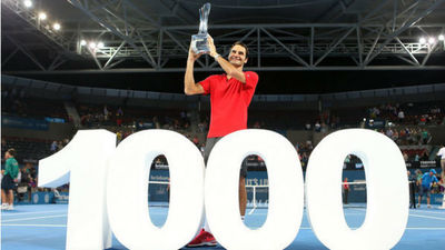 Federer, campeón en Brisbane, alcanza los 1.000 triunfos