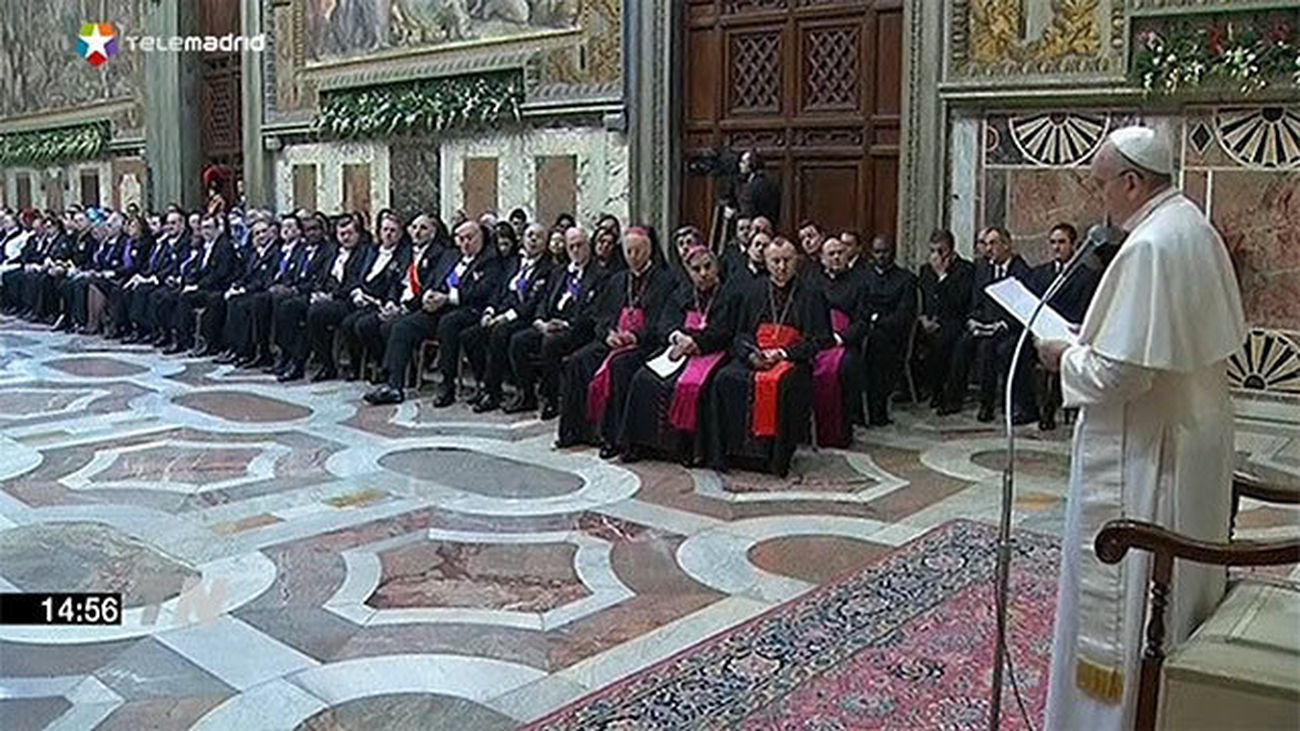 El papa Francisco recibe al cuerpo diplomático