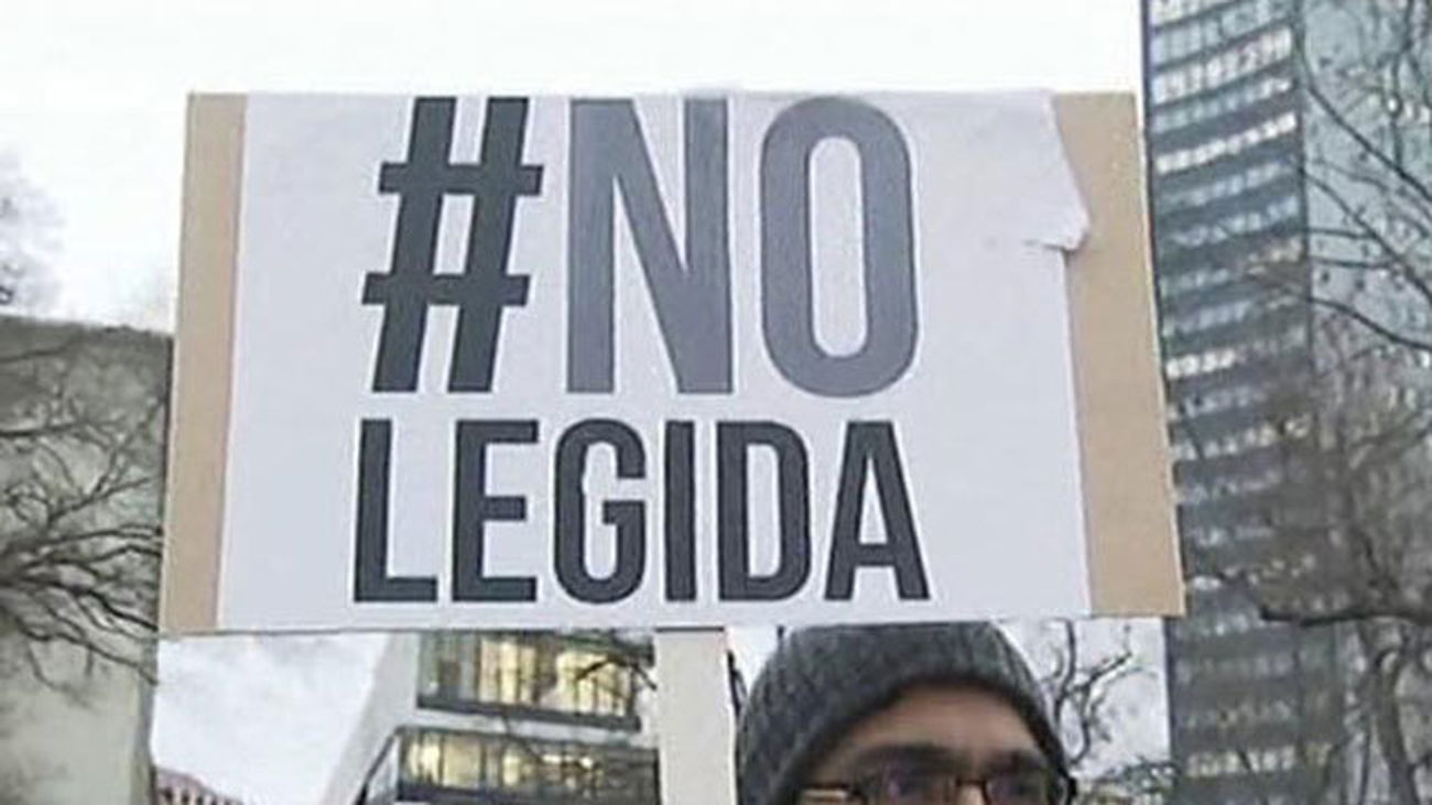 Manifestación contra Legina
