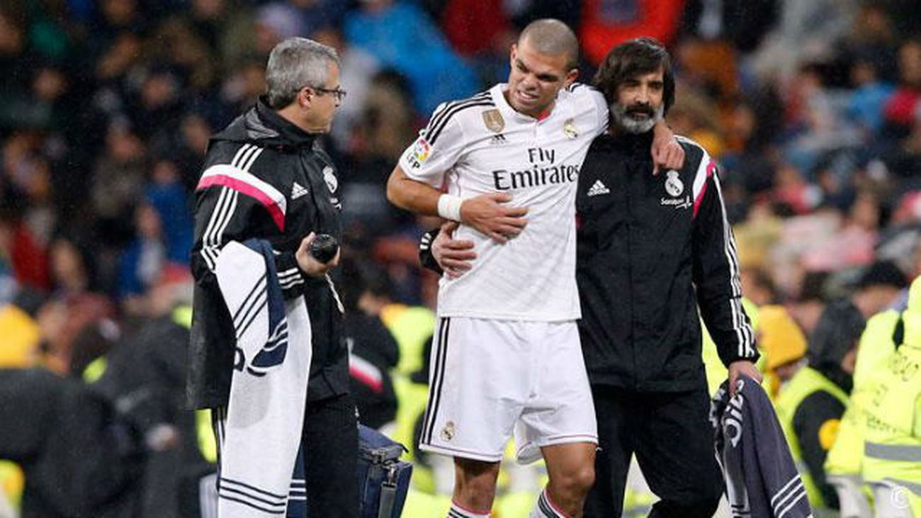 Pepe, de baja de 2 a 3 semanas