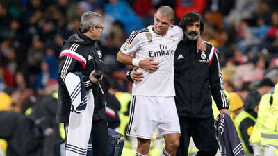 Pepe, de baja de 2 a 3 semanas