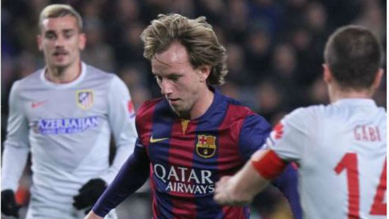 Rakitic ante el At. Madrid