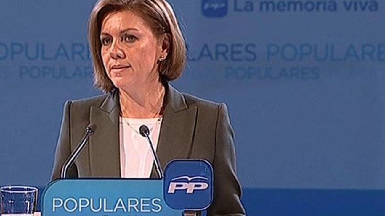 Cospedal asegura que el PP nunca se va a rendir en la defensa de las víctimas