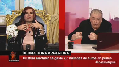 Cristina Fernández de Kirchner estrena perlas por valor de 2.500.000 de euros