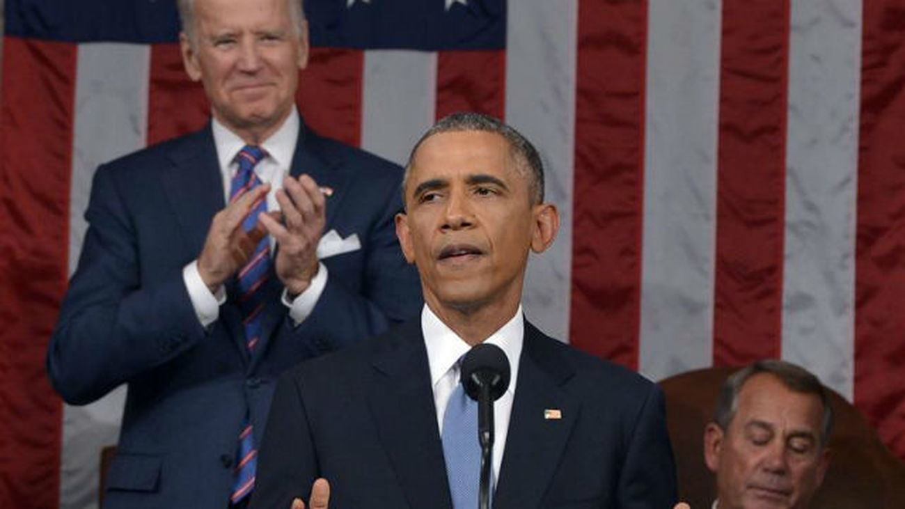 Obama en el discurso sobre el estado de la Unión