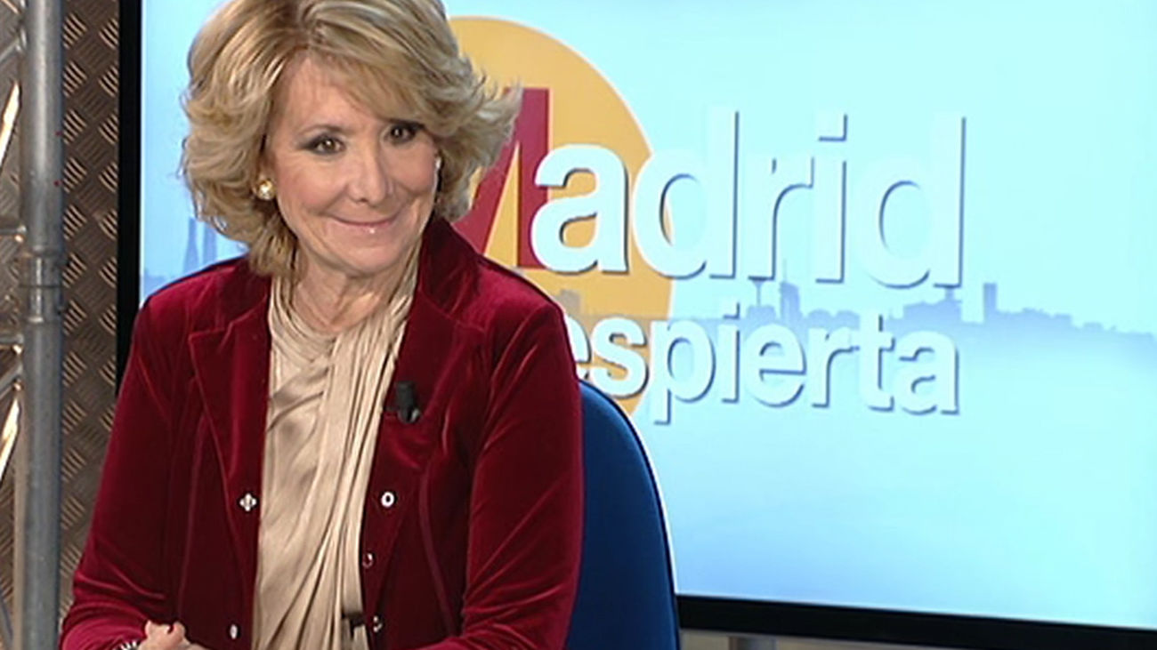 Entrevista a Esperanza Aguirre, presidenta del PP madrileño