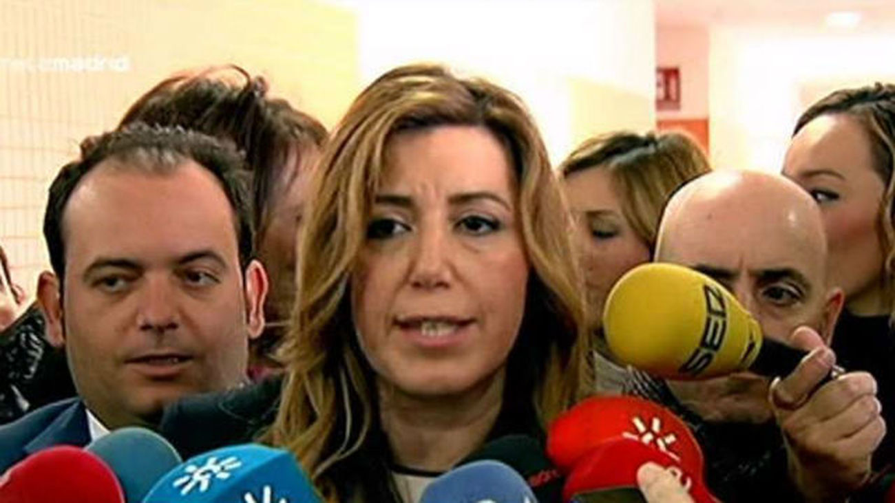 Susana Díaz garantiza públicamente que Pedro Sánchez tiene todo su apoyo