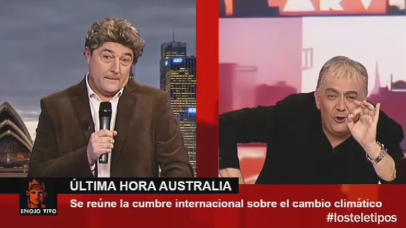 Enojo Vivo conecta con un sufrido corresponsal enviado a Australia con motivo de la cumbre del cambio climático