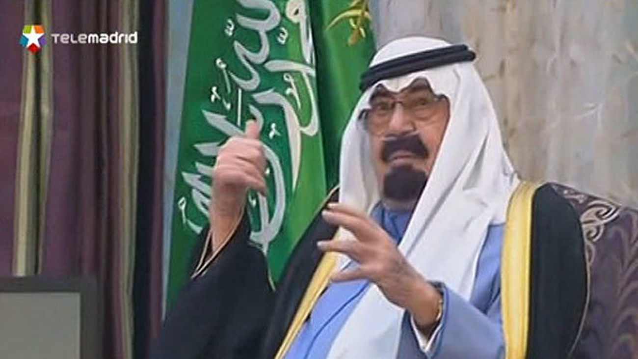 El rey de Arabia Saudí, Abdala ibn Abdelaziz al Saud
