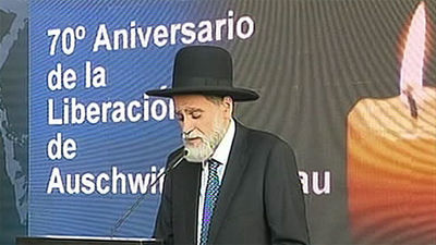 Un acto por el Holocausto marcado por los atentados de Francia