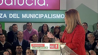 Díaz acusa a Rajoy de "venir a Andalucía a hacer turismo"