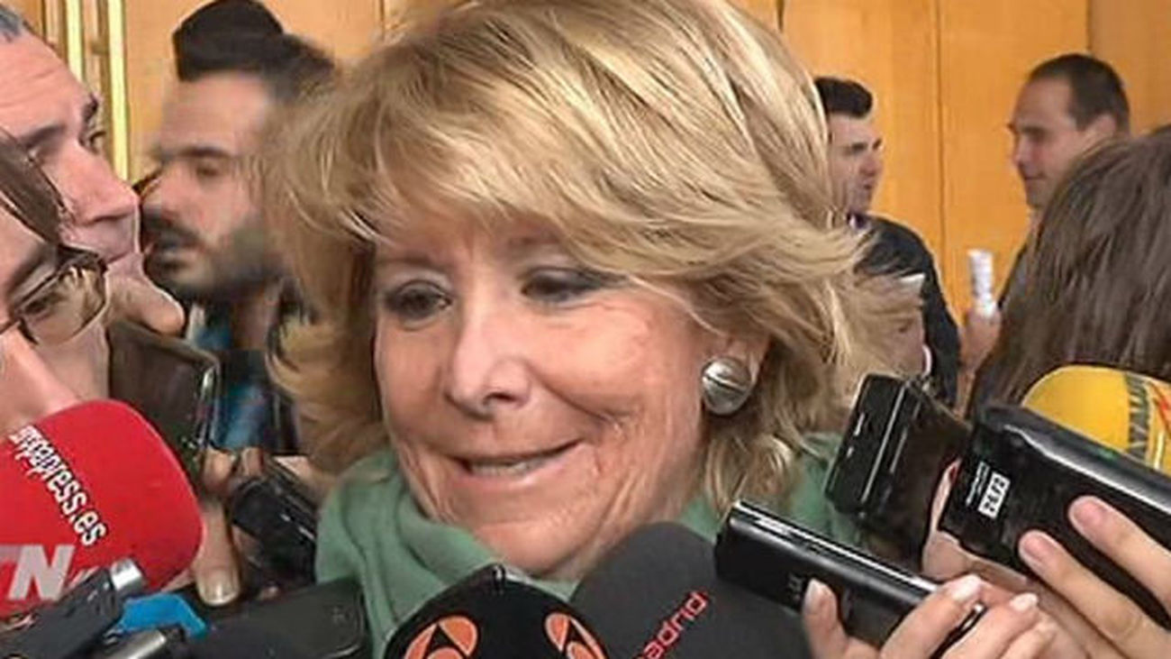Aguirre hace un llamamiento a los que estaban en  el PP para que vuelvan