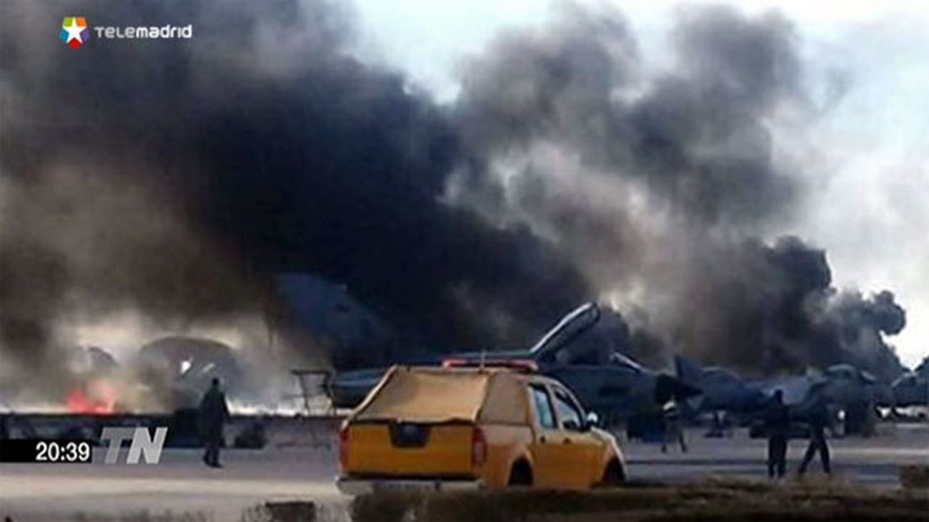 10 muertos y 7 heridos graves en un accidente de un F-16 griego en Albacete