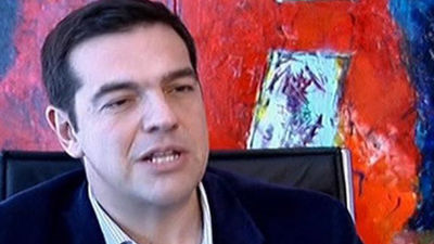 Tsipras dice que Grecia "tiene una soga al cuello que esta en manos del BCE"