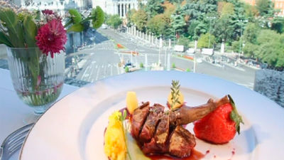 La clase magistral del chef Víctor Muñoz en el restaurante Palacio de Cibeles