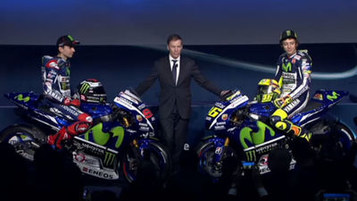 Lorenzo y Rossi, estrellas de la presentación de Yamaha