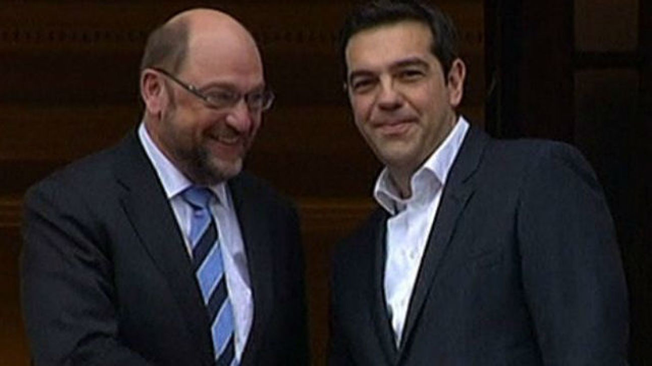 Tsipras y Schulz