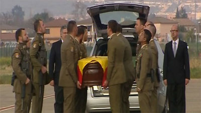Llega a Córdoba el cadáver del militar español fallecido en el Líbano