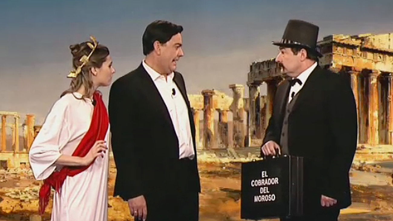 Mientras Grecia pregona al mundo su tragedia, Alexis Tsipras se estrena en Los Tele Tipos