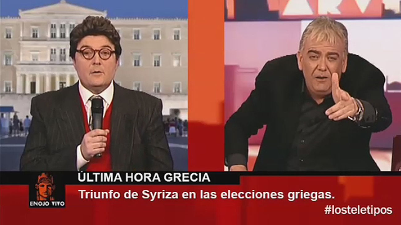 Uno de los reporteros de Enojo Vivo, Inocencio, informa sobre la última hora en Grecia