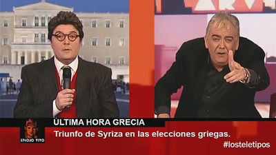 Uno de los reporteros de Enojo Vivo, Inocencio, informa sobre la última hora en Grecia