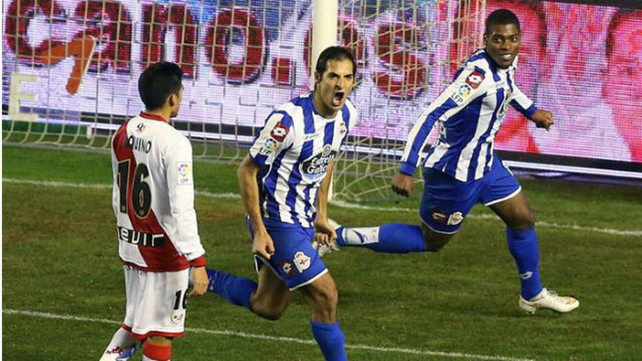 1-2. El Rayo pierde con el Deportivo